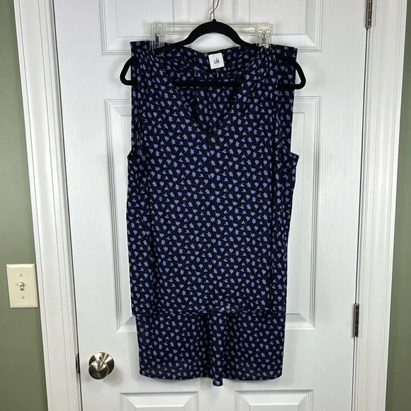 Cabi purple floral island skirt set sz lg - Picture 4 of 11